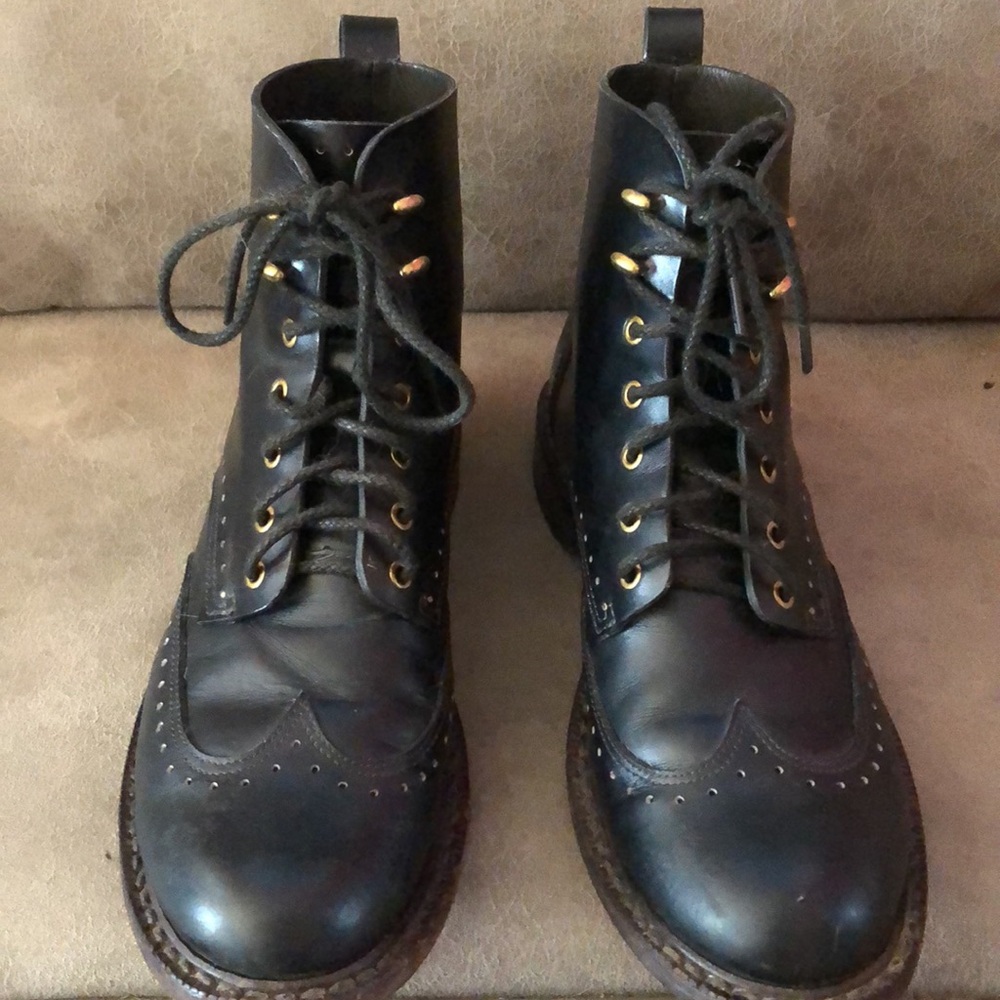 Rag & Bone black leather Cozen boots size 37.5